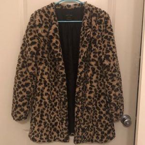 Leopard coat